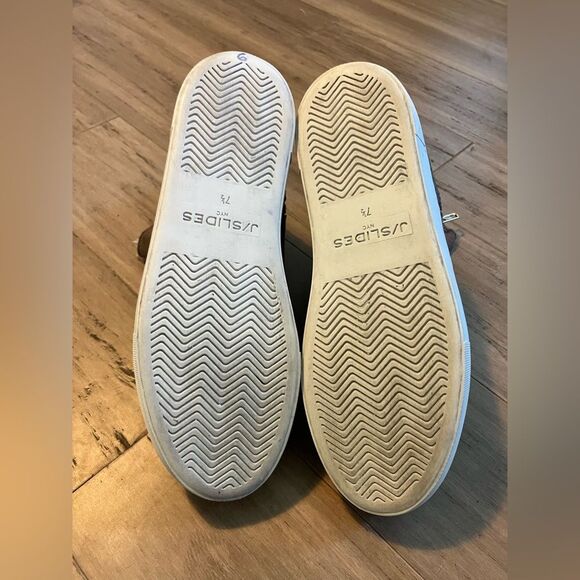 J/Slides NYC brown platform side zip lined suede women’s boots size 7.5 - Picture 6 of 7